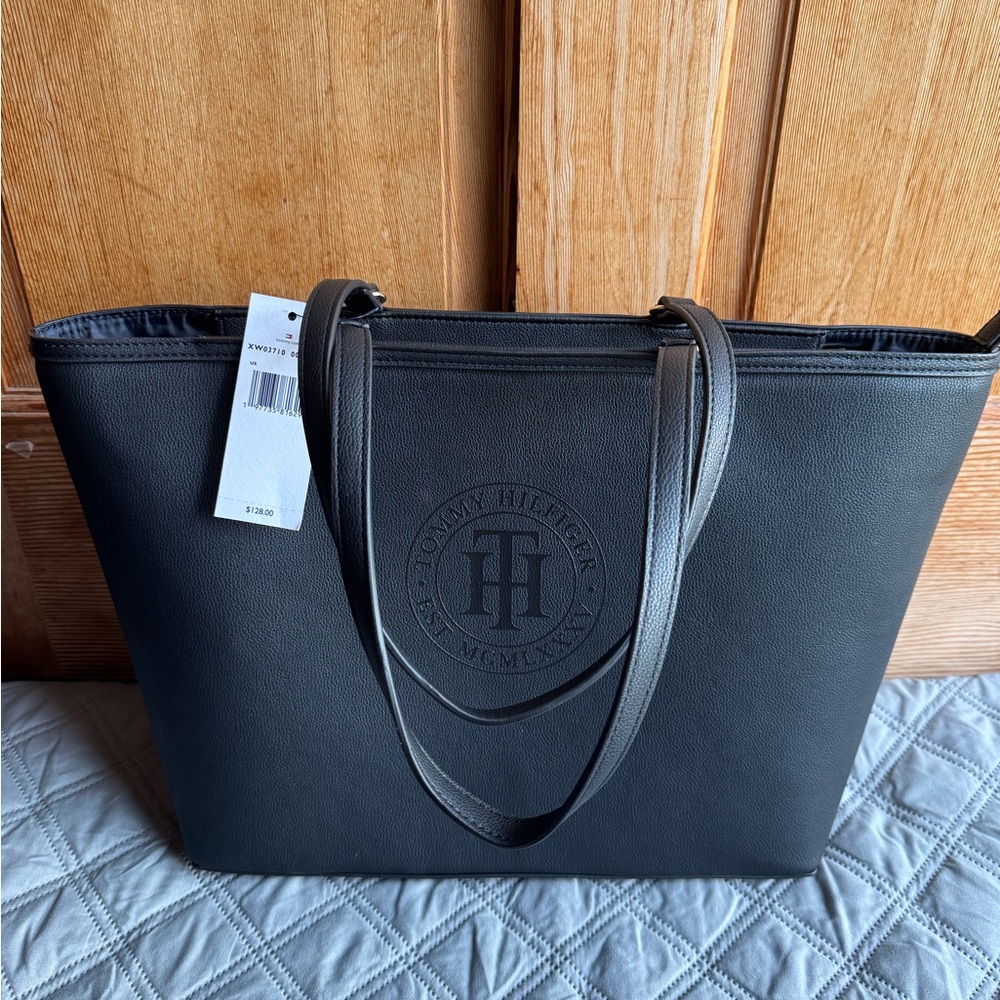 Tommy Hilfiger Black Tote Bag
